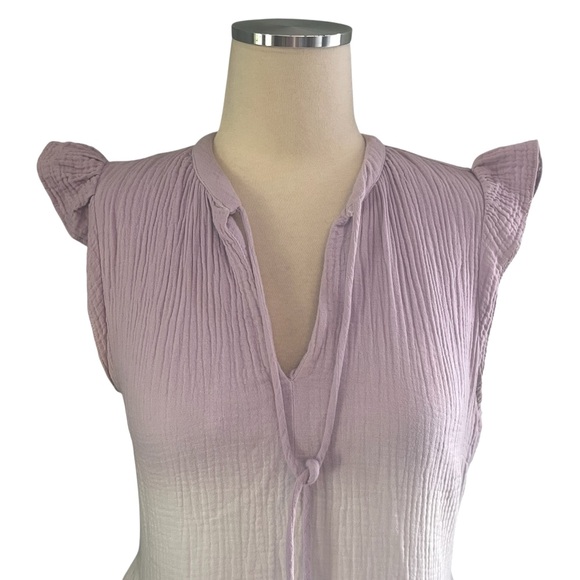 KARLIE Tie Dye Cotton Boho Mini Dress Sz S - Picture 5 of 12